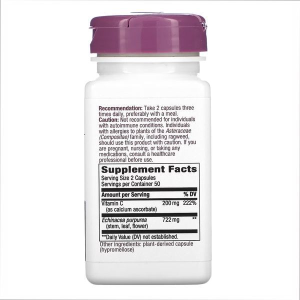 Echinacea & Vitamin C - 100 vcaps фото
