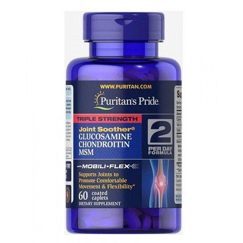 Glucosamine Chondroitin MSM Triple Strength - 60 caplets фото
