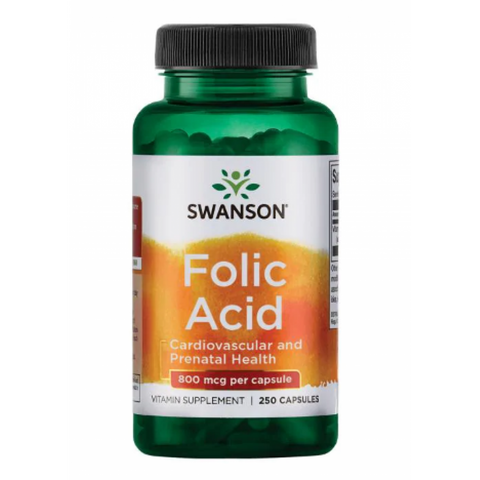 Folic Acid 800 mcg - 250 Caps фото