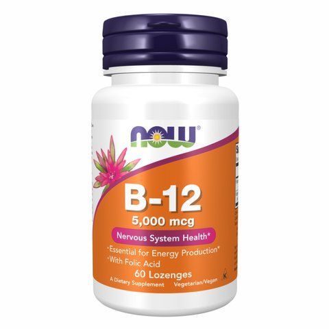 B-12 5000mcg + Folic - 60 lozenges фото