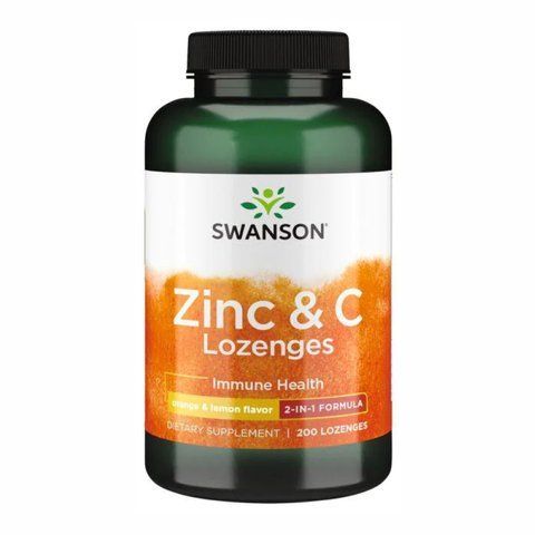 Zinc & C Lozenges orange & lemon - 200caps фото