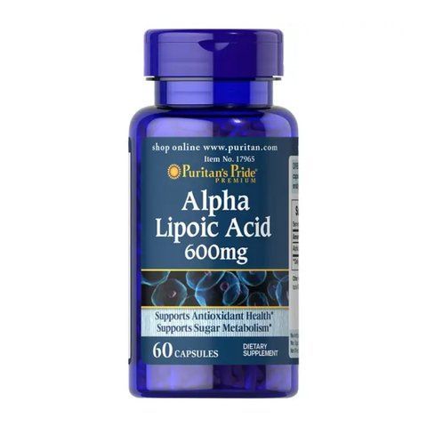 Alpha Lipoic 600mg - 60 caps фото
