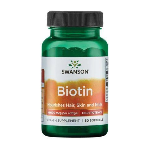 Biotin High Potency 10,000 mcg - 60sgels фото