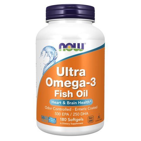 Ultra Omega-3 Fish Oil - 180 Softgels фото
