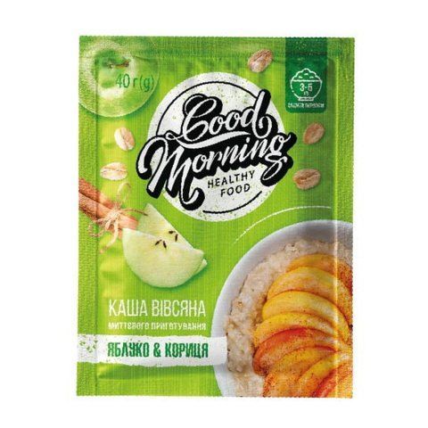 Good Morning Oatmeal - 30х40g Apple Cinnamon фото