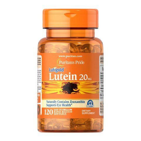 Lutein 20 mg with Zeaxanthin - 60 softgels фото