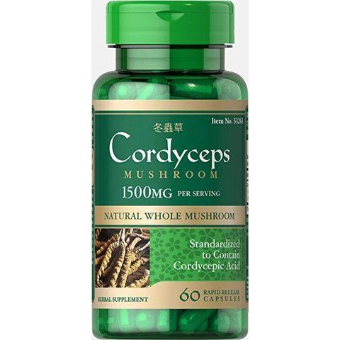 Cordyceps Mushroom 750 mg - 60 caps фото