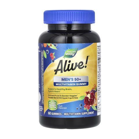 Alive!&reg; Men's 50+ Multi Gummy - 60 gummies фото