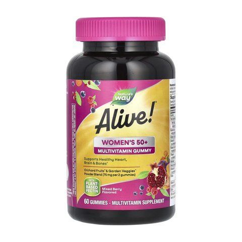 Alive!&reg; Womens 50+ Multi Gummy - 60 gummies фото