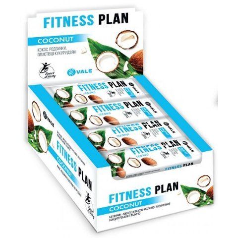 Fitness Plan Muesli Bar - 30x25g Coconut фото