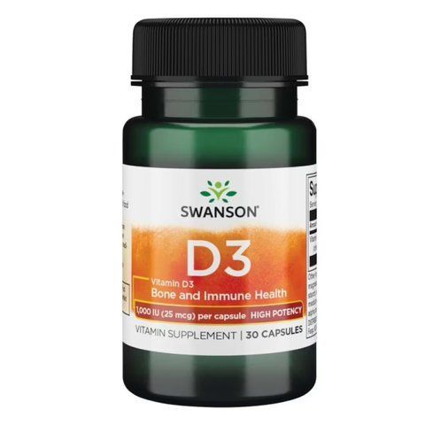 D-3 High Potency Vitamin 1000iu (25mcg) - 30caps фото