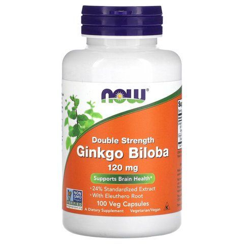 Ginkgo Biloba 120mg - 100 vcaps фото