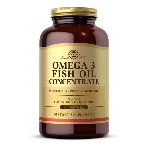 Omega-3 Fish Oil Concentrate - 240 softgels фото