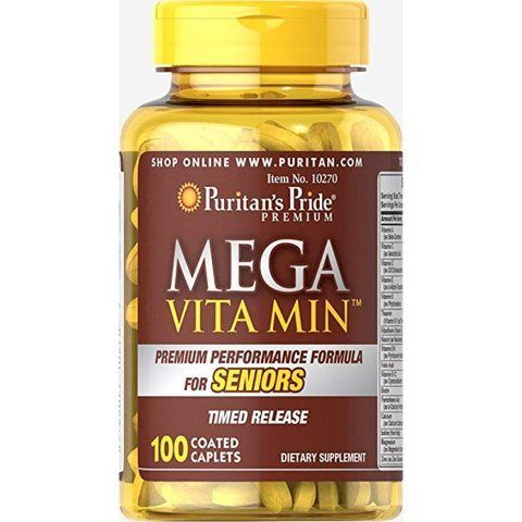 Mega Vita Min&trade; Multivitamin for Senior Timed Release - 100 Caplets фото