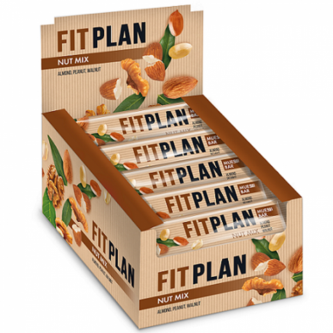 Fitness Plan Muesli Bar - 30x30g Nut Mix фото