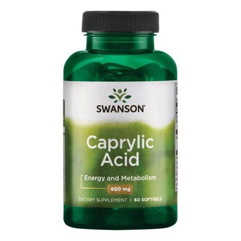 Caprylic Acid 600mg - 60 soft фото