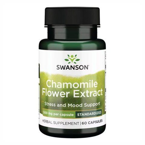 Chamomile Flower Extract Standardized Apigenin 500 mg - 60caps фото