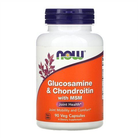 Glucosamine & Chondroitin with MSM - 90 vcaps фото