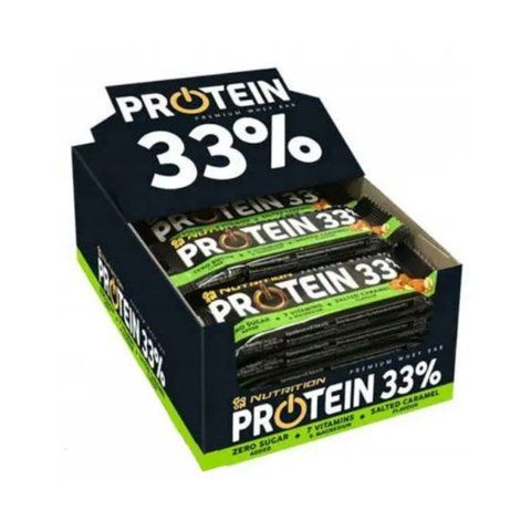 Protein 33% Bar - 25x50g Salted caramel фото