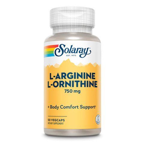 L-Arginine L-Ornithine 750mg - 50 vcaps фото