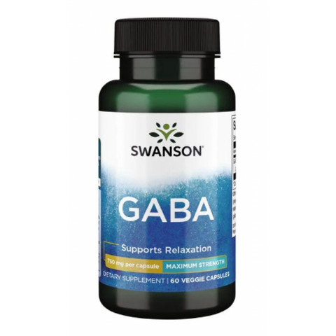GABA Maximum Strength 750 mg - 60 Veg Caps фото