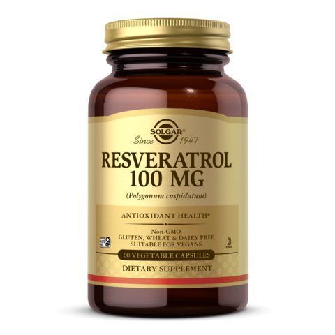Resveratrol 100mg - 60 vcaps фото