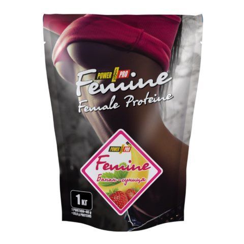 Femine Protein - 1000g Banan-Wild Strawberry фото