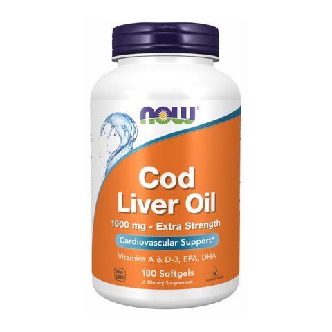 Cod Liver Oil 1000mg - 180 sgels фото