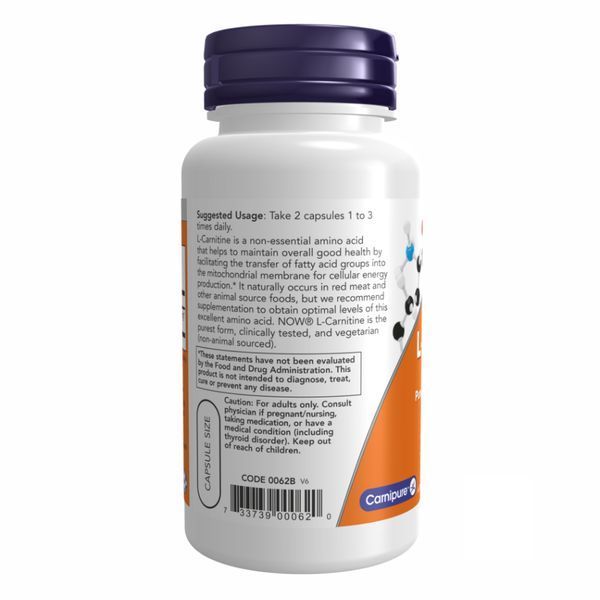 L-Carnitine 250mg - 60 vcaps фото