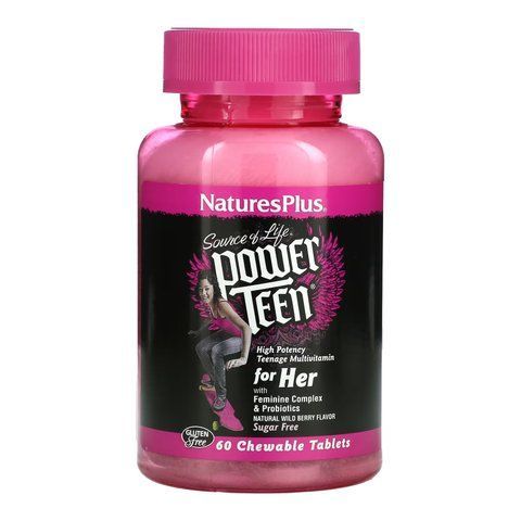Power Teen Hers Chewable - 60 tabs фото